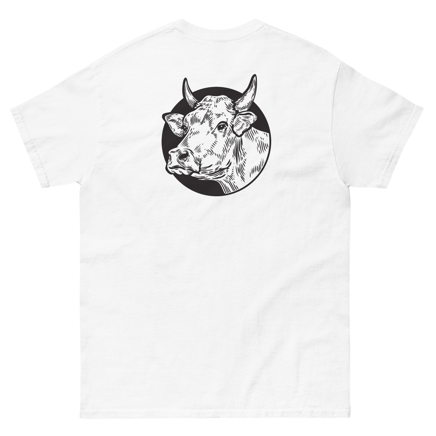 CowPussy Classic T-Shirt (Big Logo On Back)