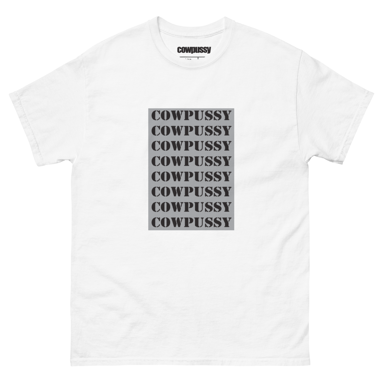 CowPussy Words T-Shirt